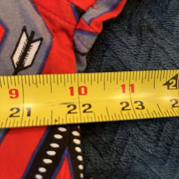 90s Wrangler Western Arrow Button Down Shirt 16-34 X Long  Tails Cowboy Cut Vtg - Picture 5 of 6